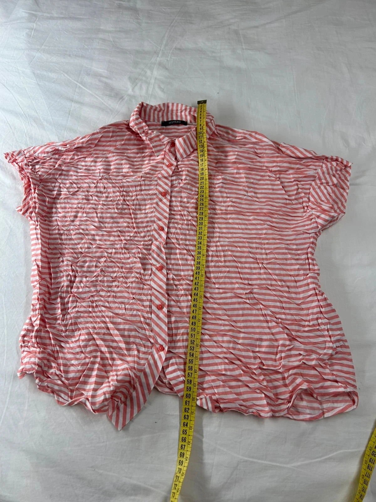 Blusa de rayas rosa y blanco esmara – photo 7